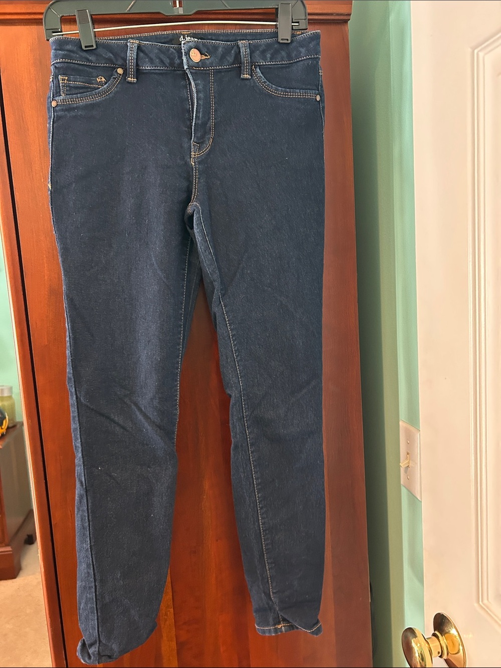 d. jeans Women's Navy Skinny Stretch Denim